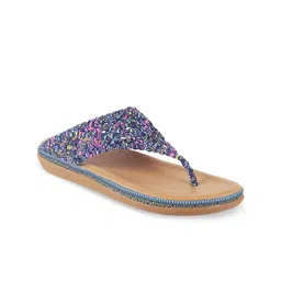 WALKWAY by Metro Printed Braided T-Strap Flats-41
