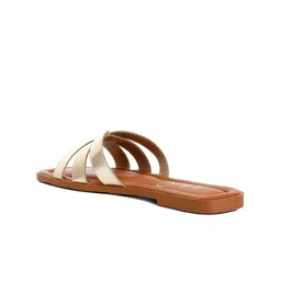 London Rag No Back Strap Open Toe Flats image 3