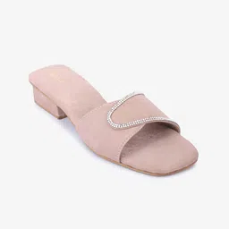 Gibelle Embellished Open Toe Block Heels image 5