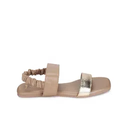 yoho Double Strap Open Toe Flats With Backstrap image 3