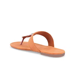 Try Me Embellished Kolapuri Ethnic Suede Open Toe Flats image 5