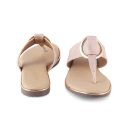 Tresmode Textured Open Toe Flats image 5