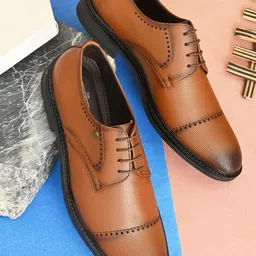 INVICTUS Men Textured Formal Derbys-picture-9