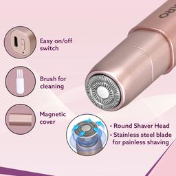 Agaro FHR170 Women Facial Hair Remover Epilator - Rose Gold image 2