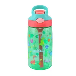 Smily Kiddos Green Dino Printed Sipper Water Bottle 450 ml-40