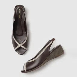 Marc Loire Peep Toes Wedge Heeled Pumps-picture-32