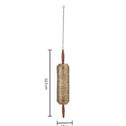 Fabindia Brown Brass Metal Kumud T-lite Candle Holder-picture-23