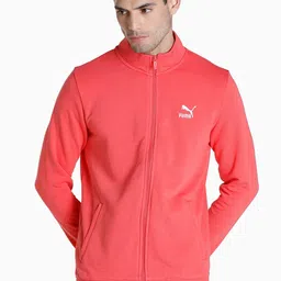 Puma Men Slim Fit Brand Logo Sporty Cotton Summer Squeeze Jacket-image-49