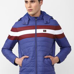 Van Heusen Sport Men Striped Open Front Jacket-image-44