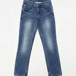 Cantabil Boys Blue Jean Heavy Fade Jeans-picture-7
