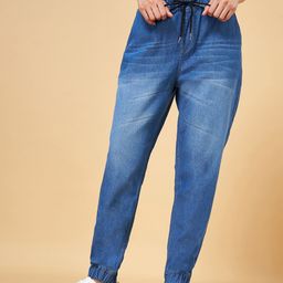 YU by Pantaloons Women Relaxed Fit Heavy Fade Jeans-image-99