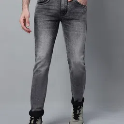 Cantabil Men Comfort Heavy Fade Jeans-image-35