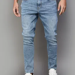 Bossini Men Mid Rise Clean Look Heavy Fade Jeans-image-61