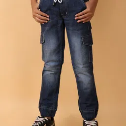 V-Mart Boys Low Distress Heavy Fade Jeans-53
