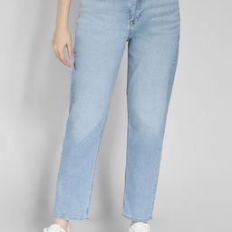 AMERICAN EAGLE OUTFITTERS Women Heavy Fade Mom Fit Clean Look Pure Cotton Jeans-image-72
