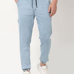 R&B Men Jogger Fit Heavy Fade Clean Look Cotton Jeans-picture-41