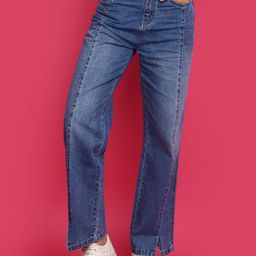 V-Mart Women High-Rise Cotton Heavy Fade Jeans-picture-9