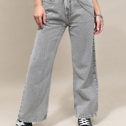 Tokyo Talkies Women Wide Leg Heavy Fade Cotton Jeans-image-64