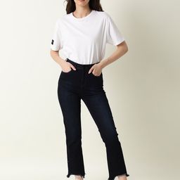 RAREISM Women Navy Blue High-Rise Jeans-image-36