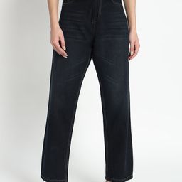 AngelFab Women Jean Straight Fit High-Rise Cotton Jeans-picture-34