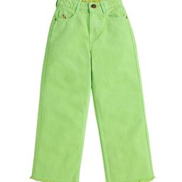 Knit N Knot Girls Flared High-Rise Jeans-image-87