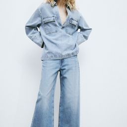 H&M Women Wide High Ankle Jeans-image-70