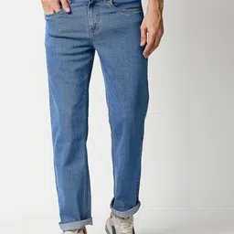 High Star Men Blue Relaxed Fit Light Fade Jeans-picture-44
