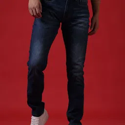 WROGN Men Comfort Tapered Fit Light Fade Cotton Jeans-picture-18