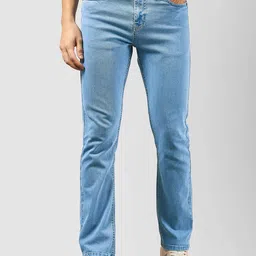 Beyoung Men Low Distress Light Fade Jeans-image-45