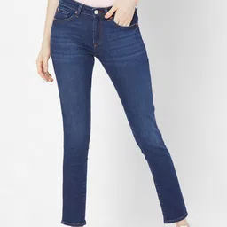 SPYKAR Women Blue Skinny Fit Low Distress Light Fade Jeans-picture-15