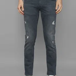 Allen Solly Men Skinny Fit Low Distress Light Fade Jeans-image-31