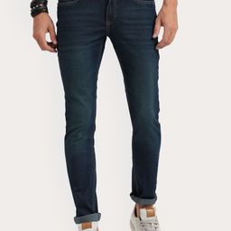 Old Grey Men Slim Fit Light Fade Denim Streachable Jeans-picture-20