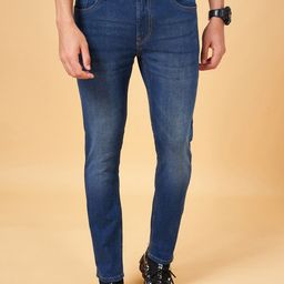 People Men Slim Fit Clean Look Light Fade Jeans-image-31