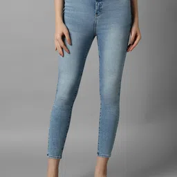 Allen Solly Skinny Fit Mid-Rise Clean Look Light Fade Stretchable Jeans-image-96