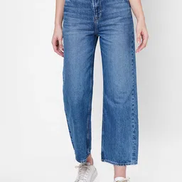 Pepe Jeans Women Blue High-Rise Heavy Fade Jeans-picture-1