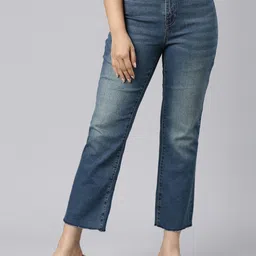 Go Colors Women Slim Fit Clean Look Light Fade Jeans-image-92