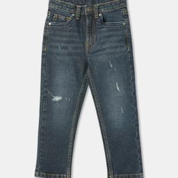 R&B Boys Slim Fit Slash Knee Jeans-picture-6