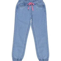 HERE&NOW Girls Jogger Mid-Rise Clean Look Stretchable Jeans-picture-41