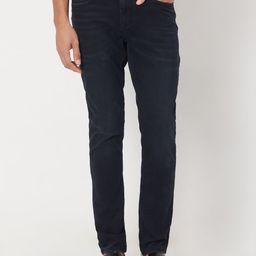 Mufti Men Skinny Fit Mid-Rise Dark Shade Clean Look Stretchable Jeans-picture-43