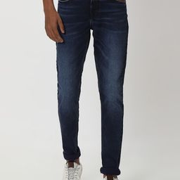 Mufti Men Skinny Fit Light Fade Clean Look Stretchable Jeans-image-90