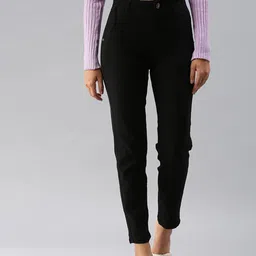 SHOWOFF Women Black High-Rise Stretchable Jeans-image-98