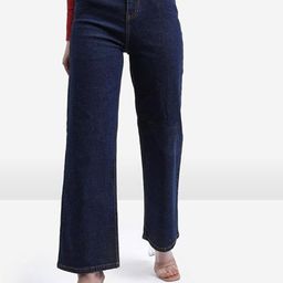 zayla Women Comfort Wide Leg High-Rise Stretchable Jeans-image-66