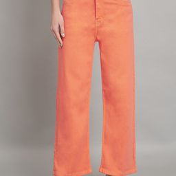 AngelFab Women Jean Relaxed Fit Mid-Rise Coloured Shade Clean Look Cotton Jeans-image-7