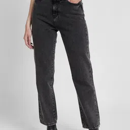 SPYKAR Women Straight Fit Clean Look High-Rise Cotton Jeans-picture-42