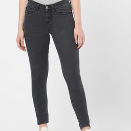 Vero Moda Women Grey Skinny Fit High-Rise Stretchable Jeans-image-40