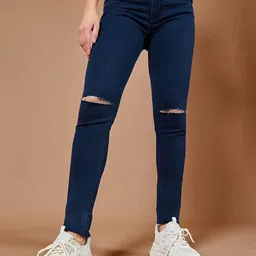 DOLCE CRUDO Women Skinny Fit High-Rise Stretchable Jeans-picture-26