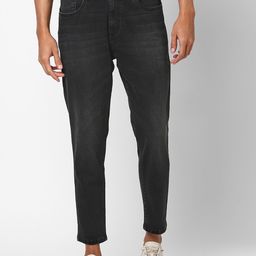 Mast & Harbour Men Tapered Fit High-Rise Light Fade Stretchable Jeans-image-24