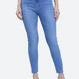 FCK-3 Women Hottie High-Rise Clean Look Light Fade Stretchable Jeans-picture-11