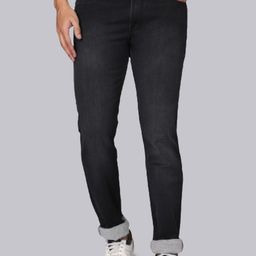 RJ Denim Men Slim Fit Highly Distressed Light Fade Stretchable Jeans-image-99