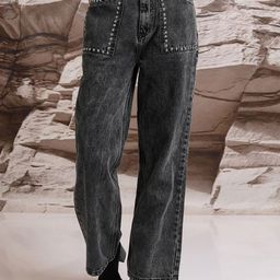 Tokyo Talkies Women Grey Straight Fit Light Fade Clean Look Stretchable Jeans-image-77